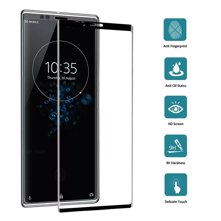 Pellicola in vetro temperato curvo a schermo intero 3D 9H per Sony Xperia XZ4, Sony Xperia XZ4