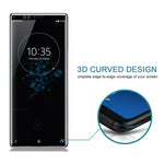 Pellicola in vetro temperato curvo a schermo intero 3D 9H per Sony Xperia XZ4, Sony Xperia XZ4