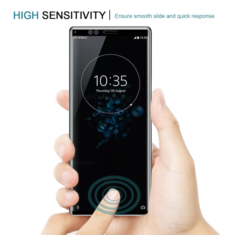 Pellicola in vetro temperato curvo a schermo intero 3D 9H per Sony Xperia XZ4, Sony Xperia XZ4