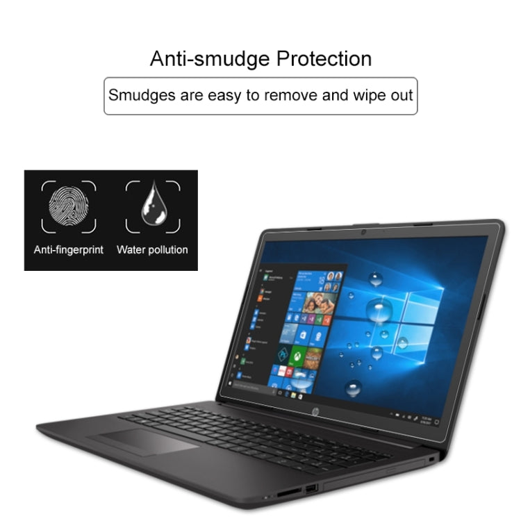 Pellicola protettiva in vetro temperato HD per schermo portatile per PC notebook HP 255 G7 da 15,6 pollici, For HP 255 G7 Notebook PC 15.6 inch