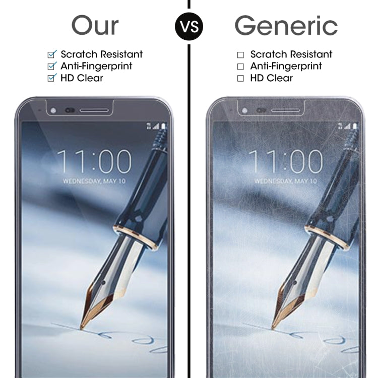 Pellicola in vetro temperato 9H 2.5D da 0,26 mm per LG Stylo 3 Plus, For LG Stylo 3 Plus (1 PC)