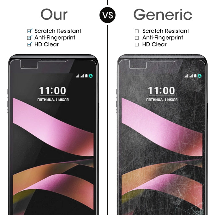 Pellicola in vetro temperato 9H 2.5D da 0,26 mm per LG X Style, For LG X Style (1 PC)