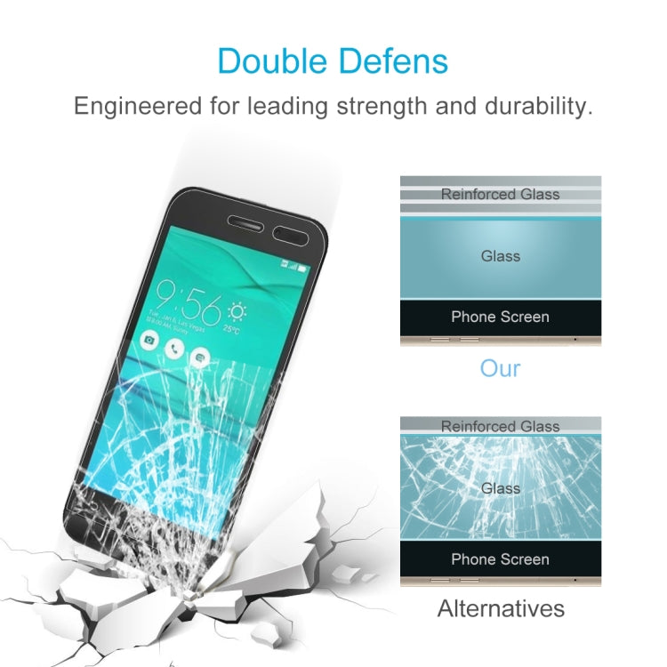 Pellicola in vetro temperato 0,26mm 9H 2.5D per Asus ZenFone Go / ZB452KG, For ZenFone Go / ZB452KG(1 PC)