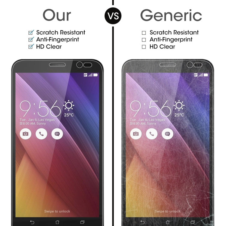 Pellicola in vetro temperato 0,26 mm 9H 2,5D per Asus Zenfone Go ZB551KL, For Zenfone Go ZB551KL(1 PC)