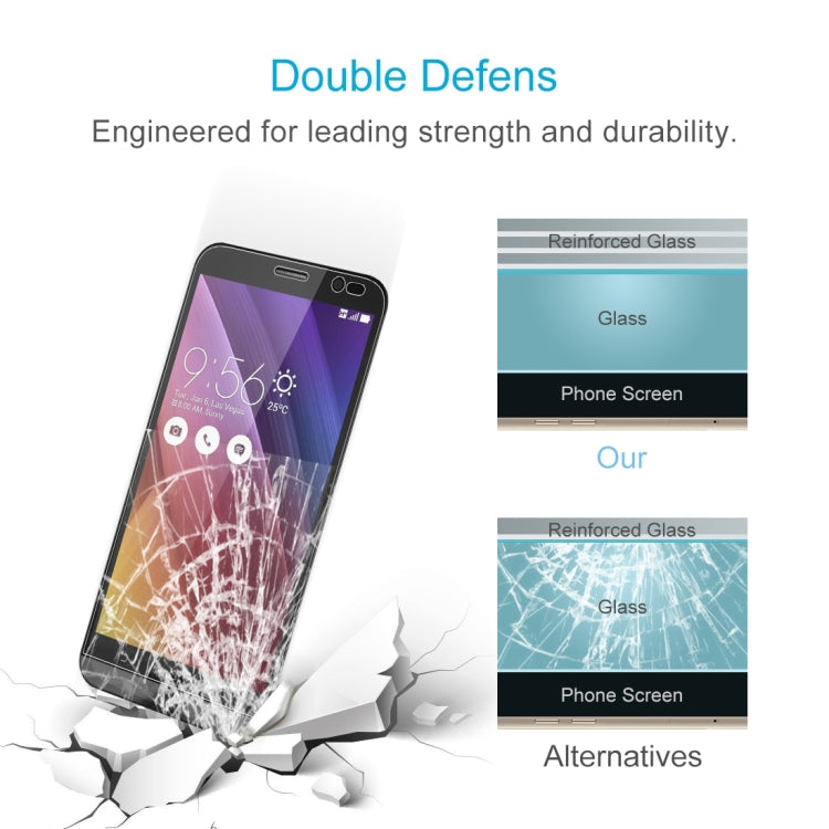 Pellicola in vetro temperato 0,26 mm 9H 2,5D per Asus Zenfone Go ZB551KL, For Zenfone Go ZB551KL(1 PC)