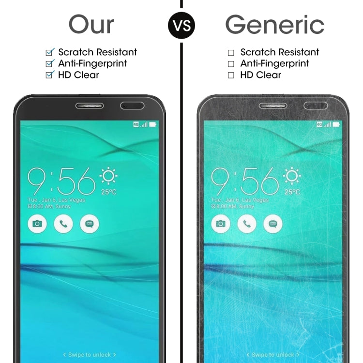 Pellicola in vetro temperato 0,26 mm 9H 2,5D per Asus ZenFone Go ZB552KL, For ZenFone Go ZB552KL(1 PC)