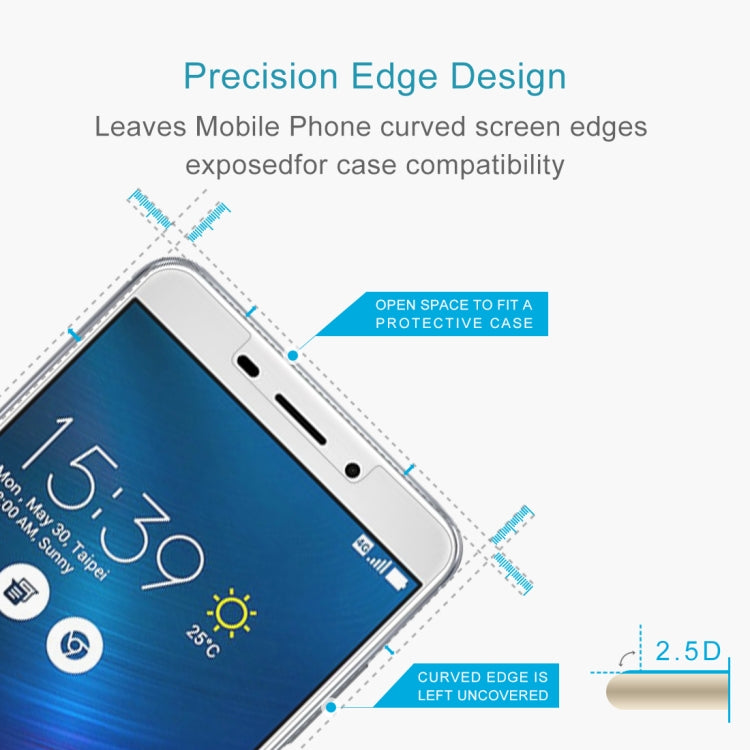 Pellicola in vetro temperato 0,26 mm 9H 2,5D per Asus Zenfone 3 Laser ZC551KL, For Zenfone 3 Laser ZC551KL(1 PC)