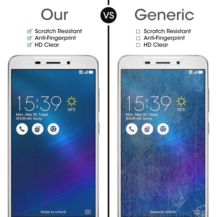 Pellicola in vetro temperato 0,26 mm 9H 2,5D per Asus Zenfone 3 Laser ZC551KL, For Zenfone 3 Laser ZC551KL(1 PC)