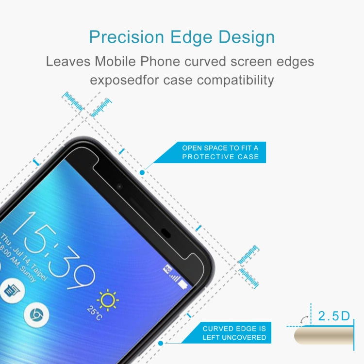 Pellicola in vetro temperato 0,26 mm 9H 2,5D per Asus ZenFone 3 Max ZC553KL, For ZenFone 3 Max ZC553KL(1PCS)