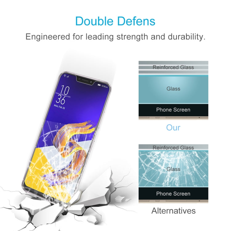 Pellicola in vetro temperato 0,26 mm 9H 2,5D per Asus Zenfone 5z ZS620KL, For Zenfone 5z ZS620KL(1 PC)