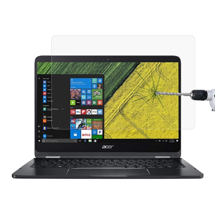 Pellicola protettiva in vetro temperato HD per schermo portatile per laptop Acer Spin 7 - SP714-51-M5CD 14 pollici, For Acer Spin 7 Laptop - SP714-51-M5CD 14 inch