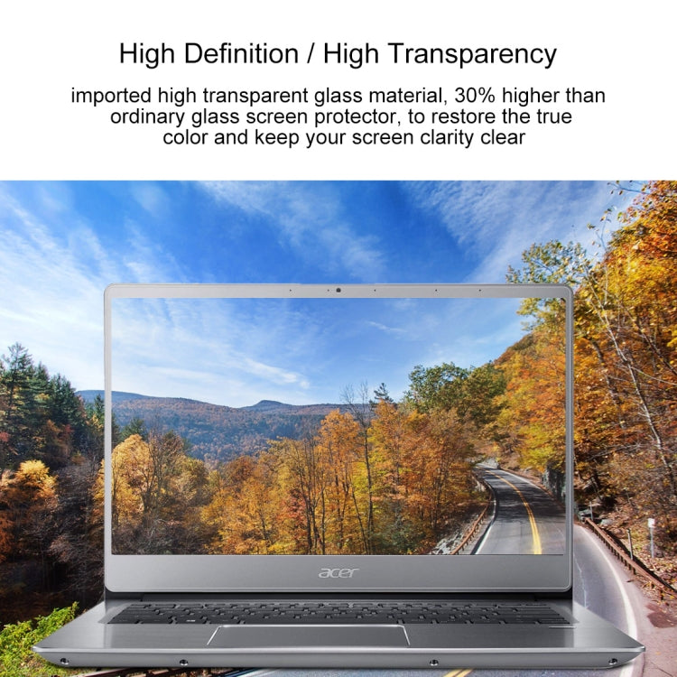 Pellicola protettiva in vetro temperato HD per schermo portatile per laptop Acer Swift 3 - SF314-54-524Y 14 pollici, For Acer Swift 3 Laptop - SF314-54-524Y 14 inch