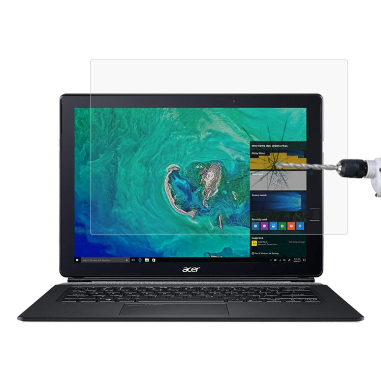 Pellicola protettiva in vetro temperato HD per schermo portatile per laptop Acer Switch 7 Black Edition - SW713-51GNP-879G 13,3 pollici, For Acer Switch 7 Laptop Black Edition - SW713-51GNP-879G 13.3 inch