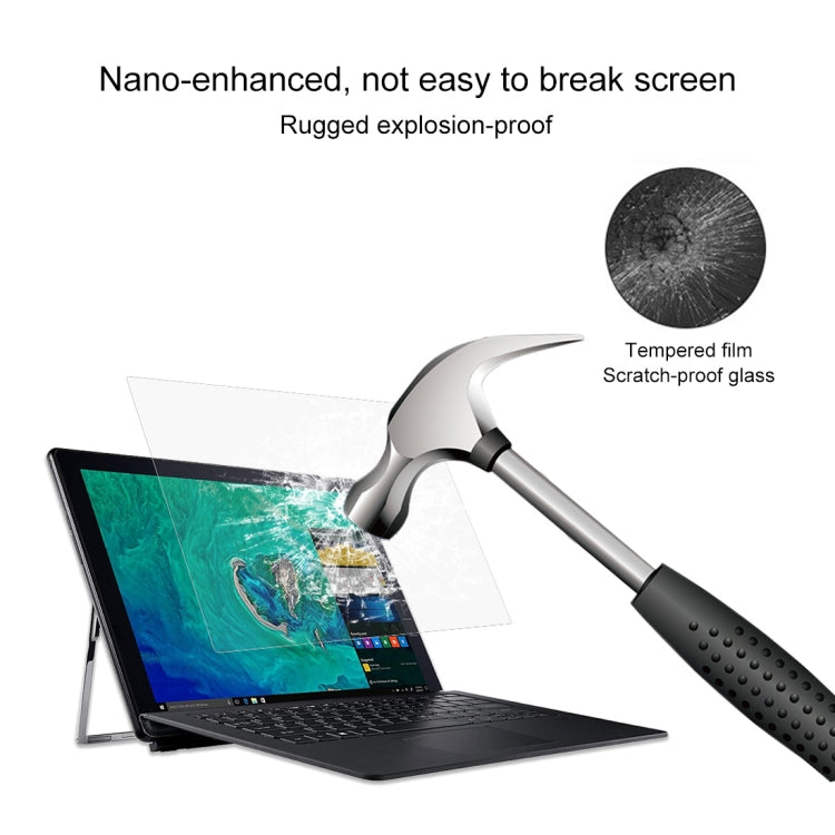 Pellicola protettiva in vetro temperato HD per schermo portatile per laptop Acer Switch 7 Black Edition - SW713-51GNP-879G 13,3 pollici, For Acer Switch 7 Laptop Black Edition - SW713-51GNP-879G 13.3 inch