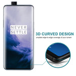 Pellicola in vetro temperato a schermo intero curvo 3D antiriflesso per OnePlus 7 Pro, For OnePlus 7 Pro