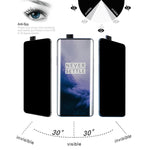 Pellicola in vetro temperato a schermo intero curvo 3D antiriflesso per OnePlus 7 Pro, For OnePlus 7 Pro