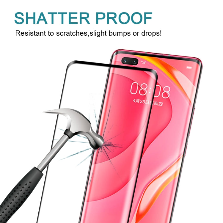 Per Huawei Nova 7 Pro Pellicola in vetro temperato a schermo intero con bordo curvo 3D, For Huawei Nova 7 Pro
