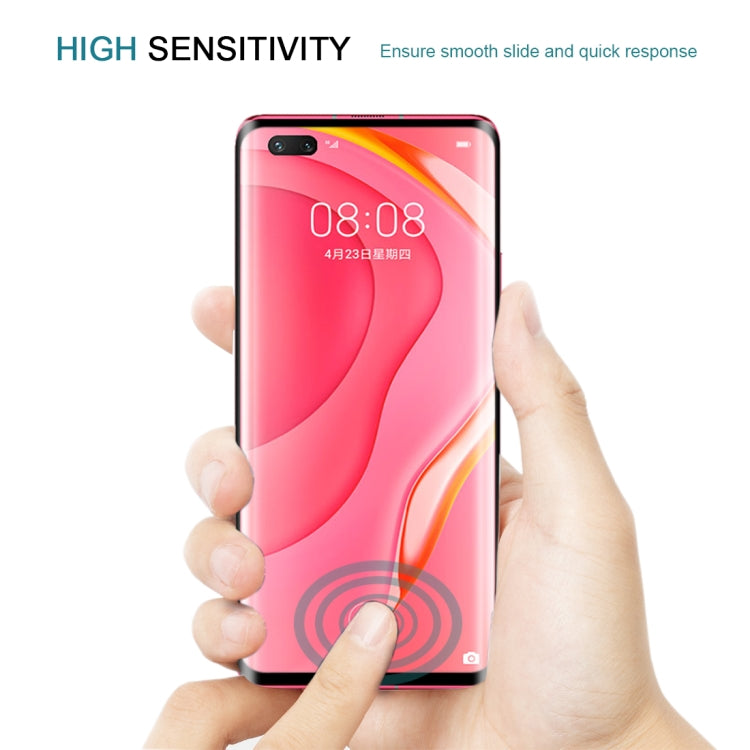 Per Huawei Nova 7 Pro Pellicola in vetro temperato a schermo intero con bordo curvo 3D, For Huawei Nova 7 Pro