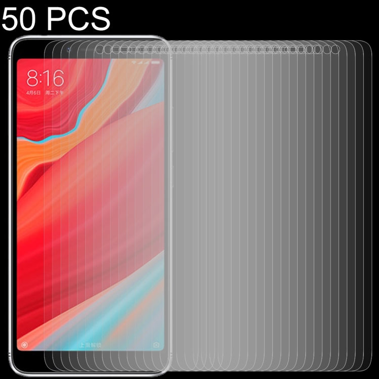 Pellicola in vetro temperato per Xiaomi Mi 6X e A2 50 pezzi