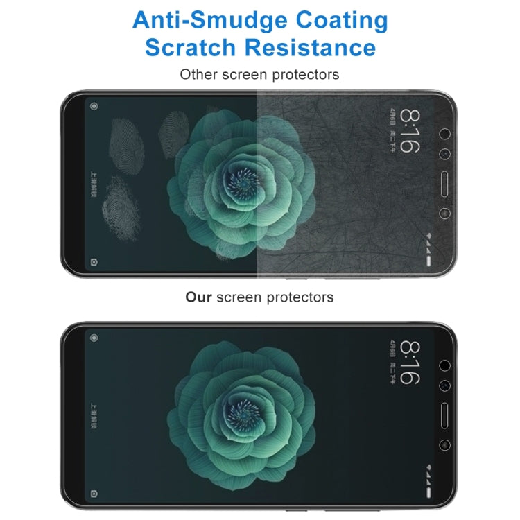 Pellicola in vetro temperato per Xiaomi Mi 6X e A2 50 pezzi