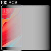 Pellicola in vetro temperato da 100 pezzi 0,26 mm 9H 2,5D per Xiaomi Mi 6X e A2, For Mi 6X (100 PCS)