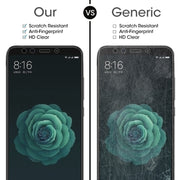 Pellicola in vetro temperato da 100 pezzi 0,26 mm 9H 2,5D per Xiaomi Mi 6X e A2, For Mi 6X (100 PCS)