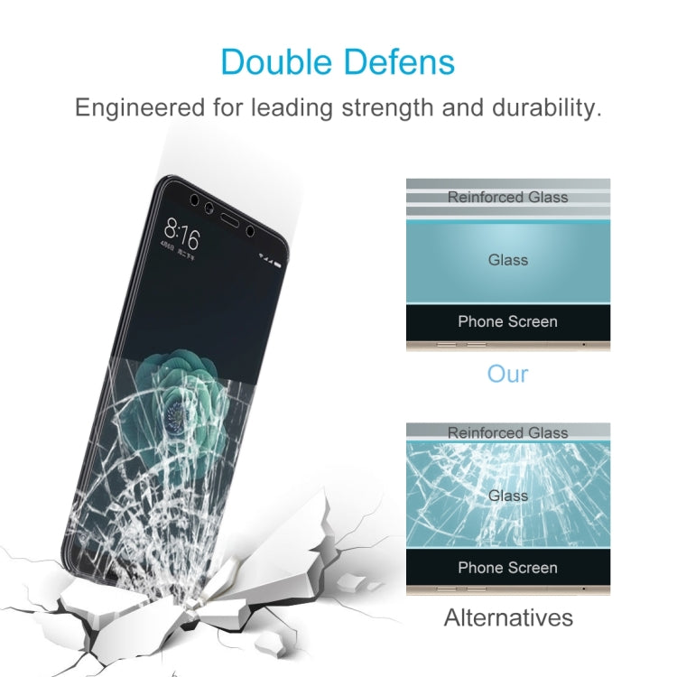 Pellicola in vetro temperato per Xiaomi Mi 6X e A2 100 pezzi