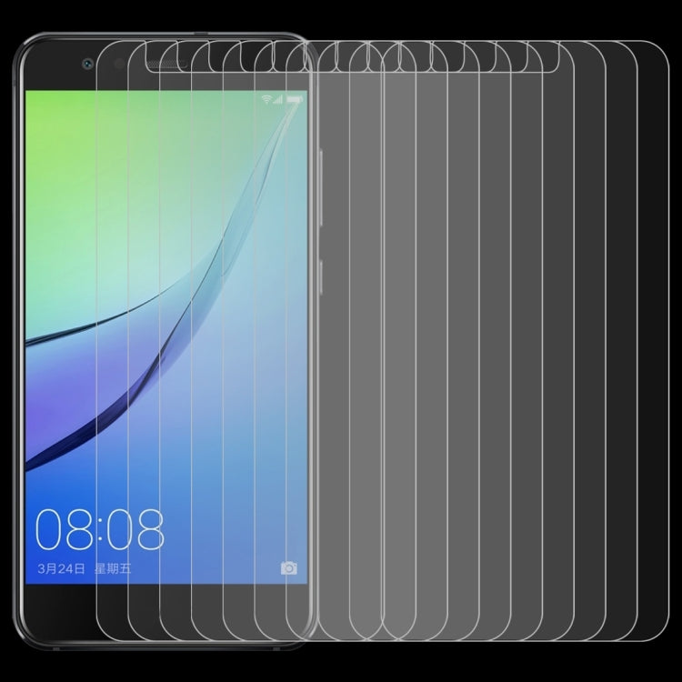 Pellicola in vetro temperato 9H 2.5D da 10 pezzi 0,26mm per Huawei nova Lite, For nova Lite(10 PCS)
