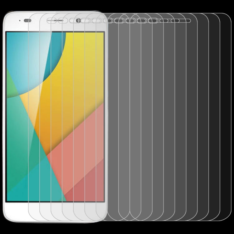 Pellicola in vetro temperato 9H 2.5D da 10 pezzi 0,26mm per Huawei Y6 II, For Y6 II (10 PCS)