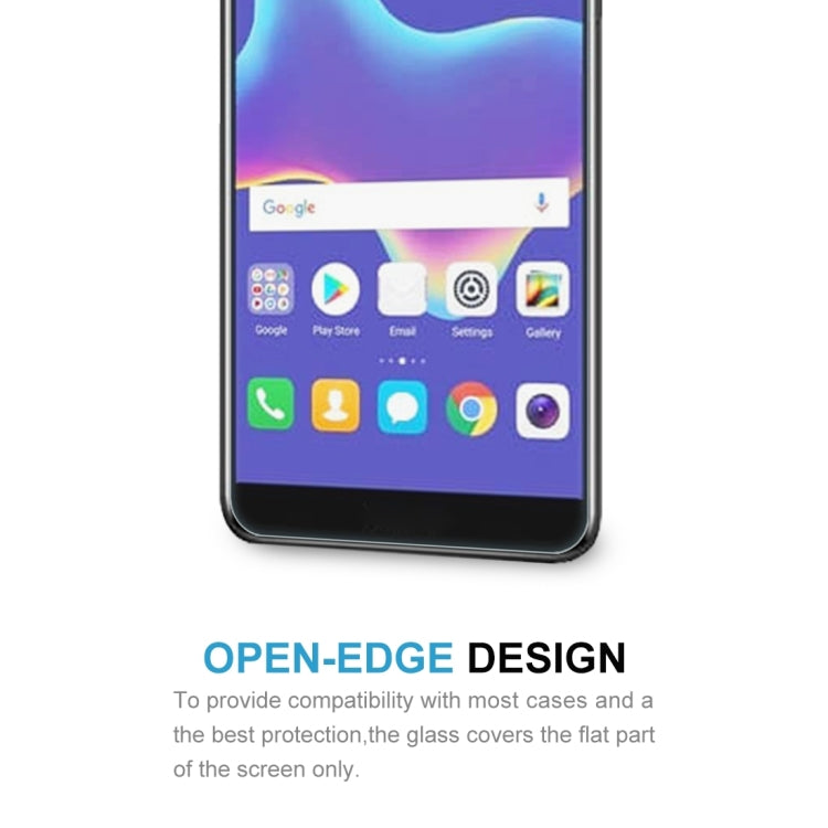 10 PZ Pellicola in vetro temperato 0,26mm 9H 2.5D per Huawei Y9 (2018), For Y9 (2018) (10 PCS)