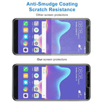 10 PZ Pellicola in vetro temperato 0,26mm 9H 2.5D per Huawei Y9 (2018), For Y9 (2018) (10 PCS)