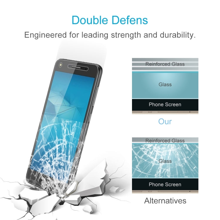 Pellicola in vetro temperato da 0,26 mm 9H 2.5D per Huawei Honor 5, For Honor 5 (1 PCS)
