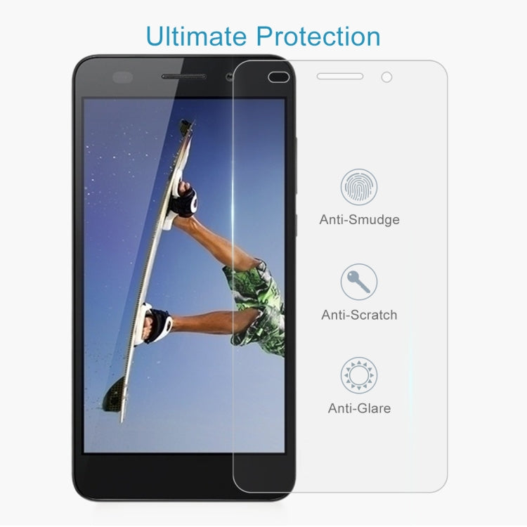 Pellicola in vetro temperato 9H 2.5D da 10 pezzi 0,26mm per Huawei Honor 5A, For Honor 5A(10 PCS)