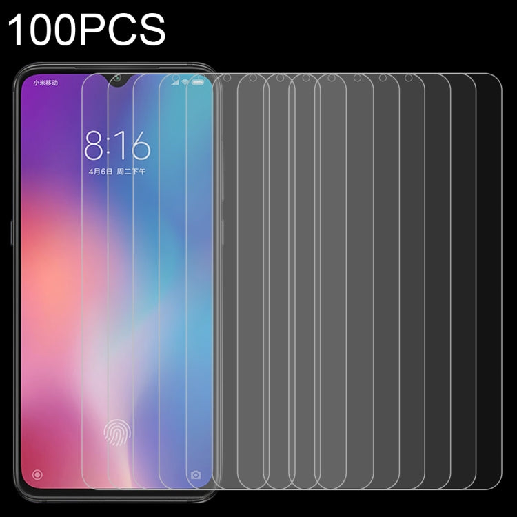 Pellicola in vetro temperato da 100 pezzi 0,26 mm 9H 2,5D per Xiaomi Mi 9 SE, For Mi 9 SE (100 PCS)