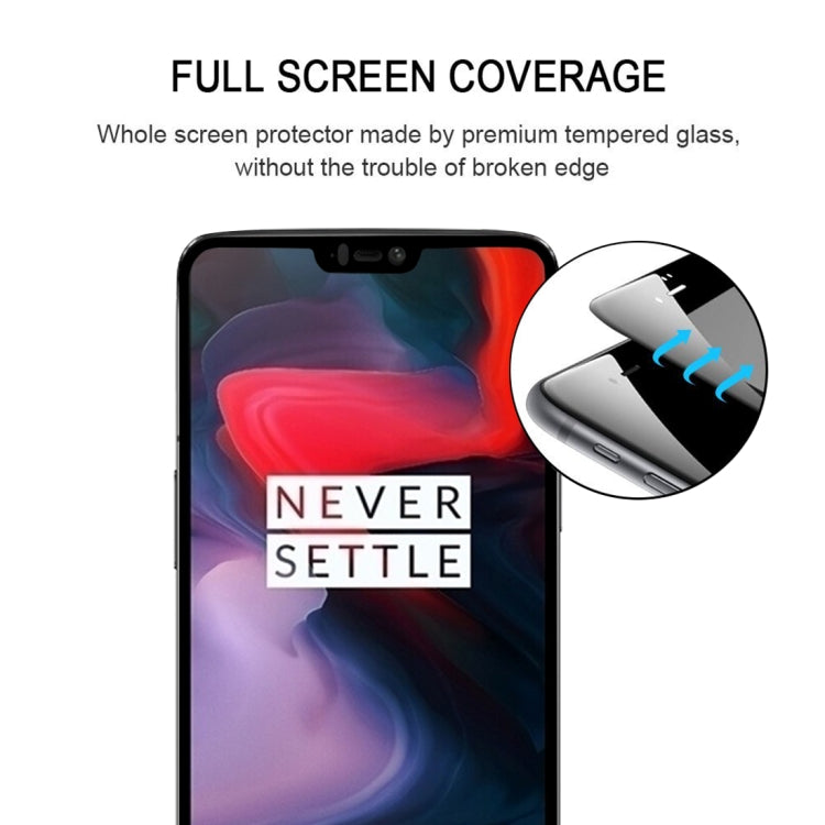 Pellicola in vetro temperato 9H 2.5D da 0,33 mm per OnePlus 6, For OnePlus 6