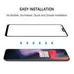 Pellicola in vetro temperato 9H 2.5D da 0,33 mm per OnePlus 6, For OnePlus 6