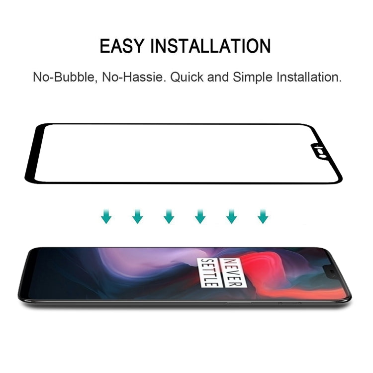 Pellicola in vetro temperato 9H 2.5D da 0,33 mm per OnePlus 6, For OnePlus 6