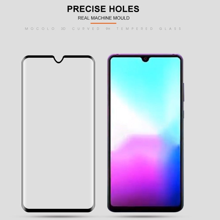 mocolo Full Glue 0,33mm 9H Pellicola in vetro temperato con bordo arrotondato 3D per Huawei Mate 20, Huawei Mate 20