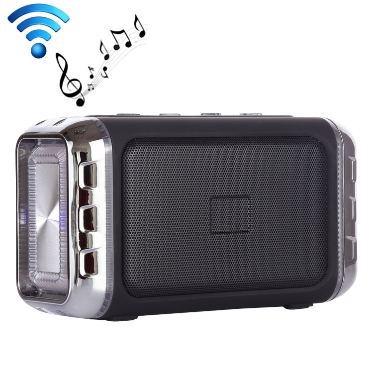 Altoparlante wireless portatile LN-22 DC 5V con chiamate in vivavoce e doppia luce LED colorata, supporto USB e scheda TF e Aux da 3,5 mm, LN-22