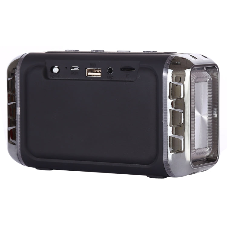 Altoparlante wireless portatile LN-22 DC 5V con chiamate in vivavoce e doppia luce LED colorata, supporto USB e scheda TF e Aux da 3,5 mm, LN-22