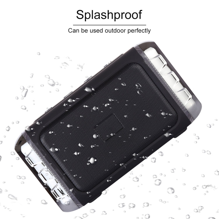 Altoparlante wireless portatile LN-22 DC 5V con chiamate in vivavoce e doppia luce LED colorata, supporto USB e scheda TF e Aux da 3,5 mm, LN-22