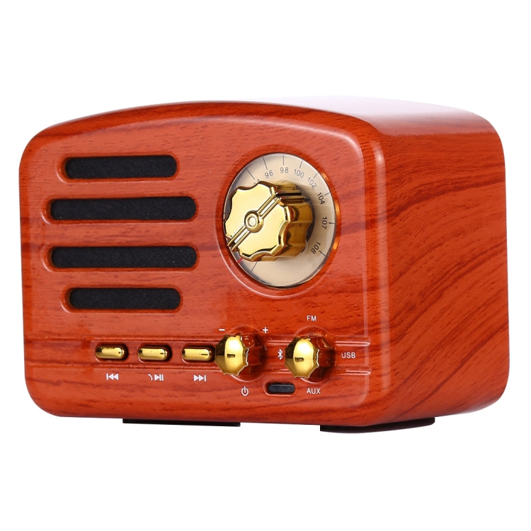 Elvis Angel MA-1500 Altoparlante radio HiFi Bluetooth retrò con luce LED colorata, supporto USB e FM e Aux da 3,5 mm