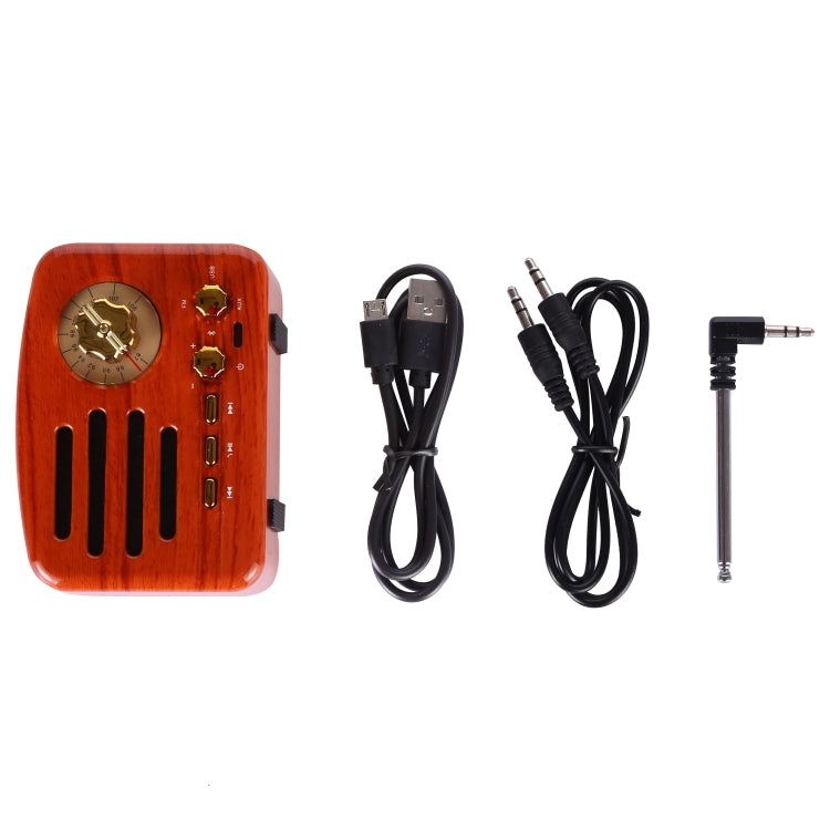 Elvis Angel MA-1500 Altoparlante radio HiFi Bluetooth retrò con luce LED colorata, supporto USB e FM e Aux da 3,5 mm