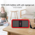 Altoparlante Bluetooth portatile G36 con FM e USB