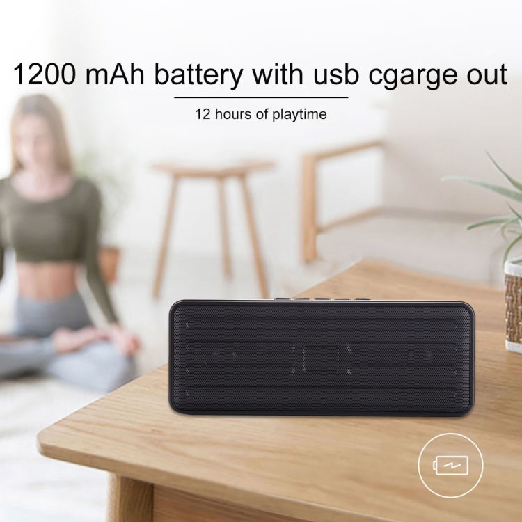 Altoparlante wireless portatile LN-24 DC 5V 1A con chiamate in vivavoce, supporto USB e scheda TF e Aux da 3,5 mm, LN-24