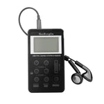 Mini ricevitore radio portatile AM/FM con schermo LCD