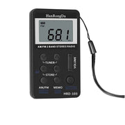 Mini ricevitore radio portatile AM/FM con schermo LCD