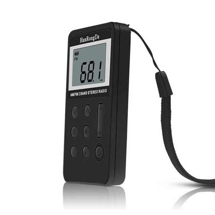 Mini ricevitore radio portatile AM/FM con schermo LCD