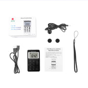 Mini ricevitore radio portatile AM/FM con schermo LCD