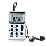 Mini ricevitore radio portatile AM/FM con schermo LCD